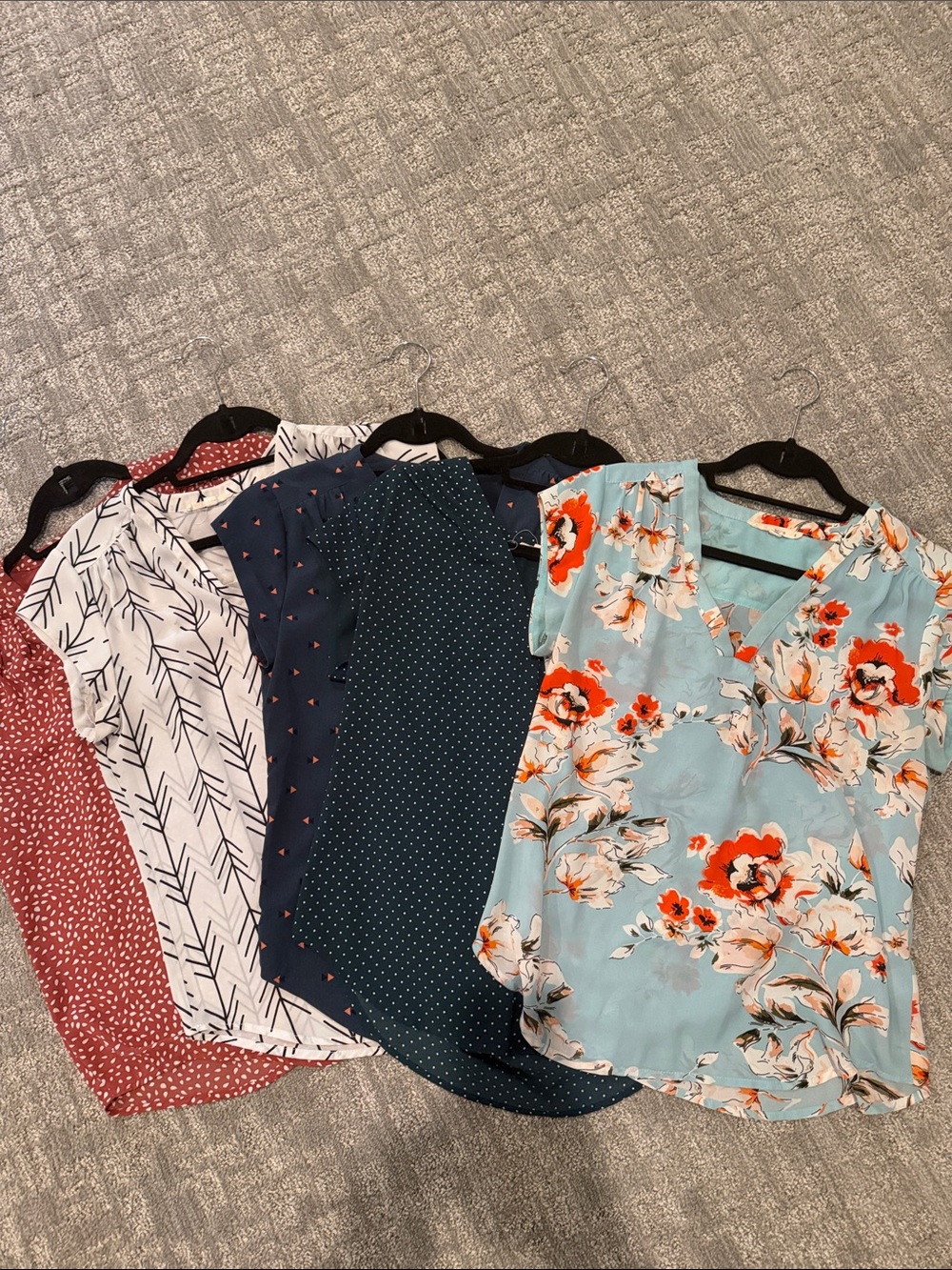 Fun2fun  Lillian v neck blouse lot